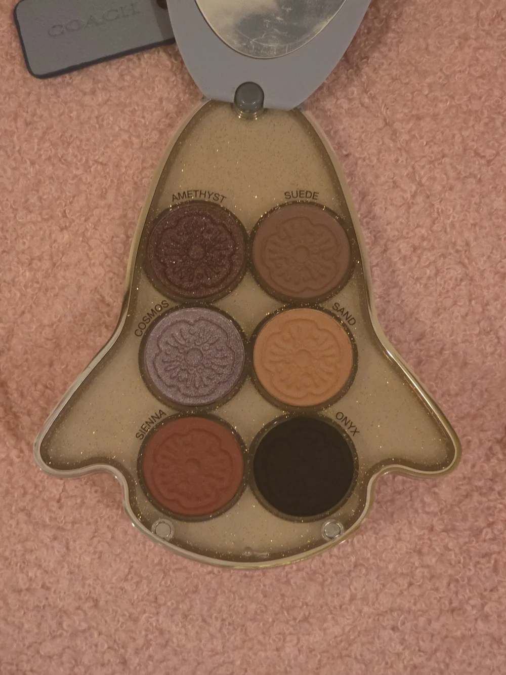 COACH X SEPHORA COLLECTION SHARKY EYESHADOW PALLETTE KEYCHAIN